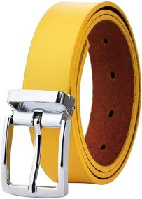 img 4 attached to 👦 Falari Kids Leather Belts - Boys' Occasion Accessories