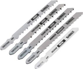 img 3 attached to Durable DEWALT T-Shank Jigsaw Blades Set for Precision Cuts - 5-Piece DW3795H