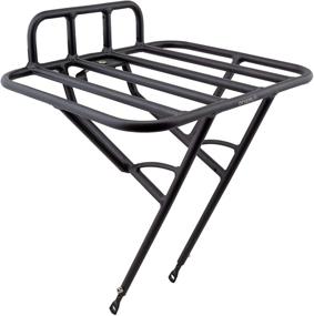 img 1 attached to 🚲 Origin8 Rush Messenger Front Flat Rack - Sleek Black Design, Fits 26-29" Bikes