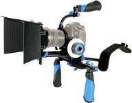 📷 набор для съемки dslr rig movie kit с плечевым монтажным креплением, фокусировкой и матовым блоком | совместим с любыми камерами dslr и видеокамерами логотип