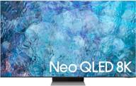 📺 смарт-телевизор samsung neo qled серии qn900a с диагональю 85 дюймов, разрешением 8k и технологией quantum hdr 64x с голосовым помощником алекса. модель 2021 года. логотип