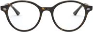 ray ban unisex rx7118 eyeglasses havana logo