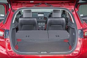 img 1 attached to 🚘 Floor Style Trunk Cargo Net for Mazda CX-3 CX 3 2016-2021 by TrunkNets Inc - New