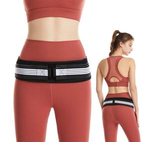 img 4 attached to 🔥 Paskyee Si Joint Belt: Relieve Sciatic, Pelvic, and Lower Back Pain | Anti-Slip Sacroiliac Belt for Men and Women | Pilling-Resistant Pelvic Belt