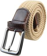 samtree braided elastic stretch 01 khaki: versatile and comfortable waistband solution logo