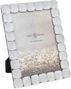 img 4 attached to 📷 Isaac Jacobs Bedazzled Decorative Jewel Picture Frame, Photo Display & Home Décor (5x7)