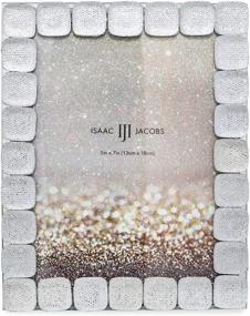 img 3 attached to 📷 Isaac Jacobs Bedazzled Decorative Jewel Picture Frame, Photo Display & Home Décor (5x7)