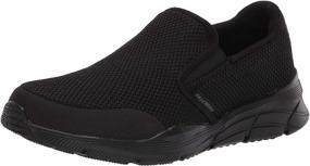 img 4 attached to Skechers Men's Charcoal Equalizer Krimlin Loafer Shoes