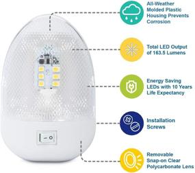 img 3 attached to 🔦 Lumitronics 12V потолочный светильник с выключателем и съемным объективом (2 шт) - высокопроизводительное LED-освещение для автодомов