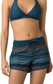 img 4 attached to PrAna Schaffie Shorts Atlantic Pontoon Women's Clothing