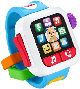 img 3 attached to 👶 Fisher-Price GJW17 Часы для обучения Laugh & Learn: музыкальная детская игрушка в многоцветном исполнении для веселой и образовательной игры.
