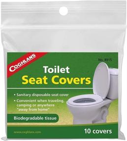 img 2 attached to Coghlan's 8915 Toilet Seat Cover Pack (Set of 10)