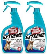 🧴 2-pack of simple solution extreme stain odor remover spray - 64 fl oz bottles logo