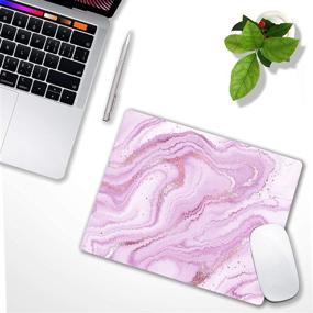 img 1 attached to IMAYONDIA Разноцветный противоскользящий коврик для мыши Marbling