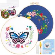 embroidery instructions beginners butterfly patterns logo