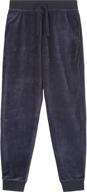 👖 nautica school uniform sweatpants heather – stylish girls' clothing for pants & capris logo