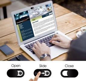img 1 attached to 🔒 Обеспечьте безопасность своей конфиденциальности с защитным крышкой для веб-камеры (3 шт.) - Ультратонкий и легкий - Идеально подходит для MacBook Pro, iMac, iPad, iPhone, ПК, Android и т.д.