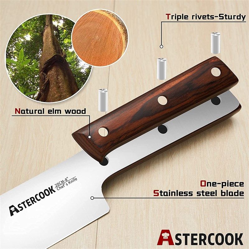 Astercook 15 Pieces Chef Knife Set (2022 Updated Review)