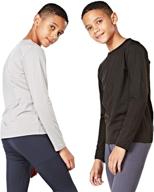 👕 performance boosting devops compression thermal shirts - ideal for active boys; 2 pack logo
