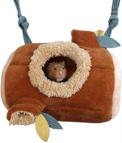 img 4 attached to 🐾 Luxury Double-Layer Small Pet Cage Hammock, Warm Hammock Toy ideal for Rats, Parrots, Ferrets, Squirrels, and Hamsters, Perfect for Playtime and Sleep