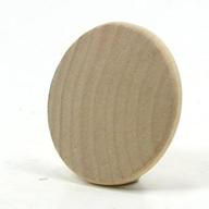 mylittlewoodshop - pack of 50 circle cutouts - 1-1/4 inch diameter with beveled edge - premium unfinished wood crafts (ww-wnc125-50) logo