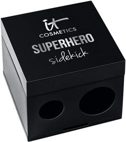 img 2 attached to IT Cosmetics Superhero Sidekick Pencil Sharpener - Versatile 2-in-1 Sharpener and Removal Tool - ✏️ Ideal for Thick or Thin Eyeliner & Lip Pencils - Achieve the Ultimate Precision in Makeup Application