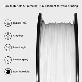 img 1 attached to Premium PLA Filament for 🖨️ Reliable 3D Printing: PLA 1 Printer Filament