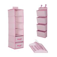 🌸 delta children complete nursery 12-piece organization set, barely pink logo