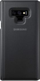 img 3 attached to Premium SAMSUNG Galaxy Note9 S-View Flip Case with Kickstand in Black - EF-ZN960CBEGUS: Ultimate Protection & Convenient Viewing Experience