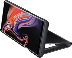 img 1 attached to Premium SAMSUNG Galaxy Note9 S-View Flip Case with Kickstand in Black - EF-ZN960CBEGUS: Ultimate Protection & Convenient Viewing Experience