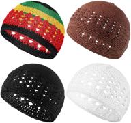 crochet beanie skull women pieces logo