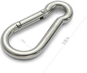 img 3 attached to Sprookber Stainless Steel Carabiner Spring