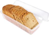 🍞 youngever plastic bread container - bread storage bin for countertop, bread box for optimal organization and freshness логотип