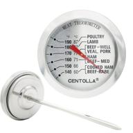 premium stainless steel meat thermometer – 🔥 accurate instant read for cooking, grilling, and oven use логотип