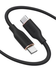 img 4 attached to 🔌 Anker Powerline III Flow USB C to USB C Cable - 100W 6ft Fast Charge Type C Charging Cable for MacBook Pro 2020, iPad Pro 2020, iPad Air, Galaxy S20, Pixel, Switch, LG - Midnight Black