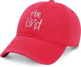 img 3 attached to Trendy Unisex Baseball Cap - Be Kind Fashion Cotton Polo Style for Seasonal Outdoor Travel Headwear with Inspirational Saying