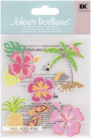 img 2 attached to 🌺 JOLEES 3D Hawaiian Boutique STCKR - JOL BQ JBSG033: Vibrant and Dynamic Stickers for a Tropical Flair!