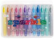 ooly rainbow sparkle metallic watercolor gel set: vibrant art supplies - pack of 12 logo