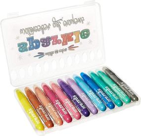 img 3 attached to OOLY Rainbow Sparkle Metallic Watercolor Gel Set: Vibrant Art Supplies - Pack of 12