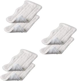 img 2 attached to 6-Pack of eoocvt Microfiber Replacement Cleaning Pads for Shark Steam Mop S3101 S3202 S3250 S3251 Spray Mops