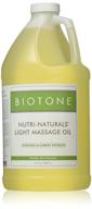 🌿 biotone nutri-naturals light massage oil - 64 oz logo