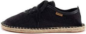 img 2 attached to Alexis Leroy Black Canvas Espadrille Shoes