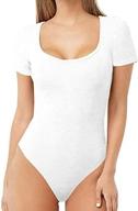 👚 mangdiup women's bodysuit tops - medium size women's clothing logo