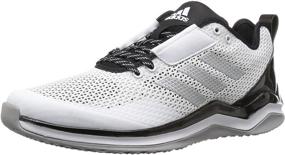 img 4 attached to Adidas Performance Trainer Metallic Silver Men's Shoes for Athletic