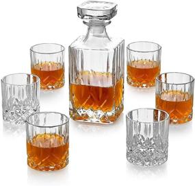 img 2 attached to Crystal Whiskey Decanter Fashion Glasses