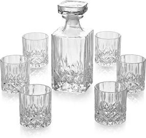 img 1 attached to Crystal Whiskey Decanter Fashion Glasses