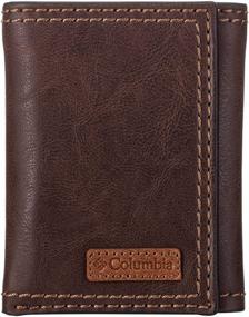 img 4 attached to 👝 Columbia Men's Brown Trifold Wallet - Essential Addition to Your Accessories