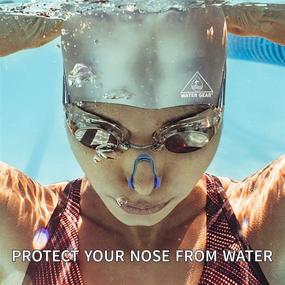 img 3 attached to 🏊 Swimming Nose Plugs for Adults - Water Gear Nose Clips for Better Swim Experience - Nose Guard, Clips for Swimming