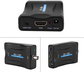 img 3 attached to 🔌 BNC to HDMI Converter: Enhance Video Connection - Female BNC Video Component Adapter for HD TV, CCTV, VCR, DVRs - 720/1080P Output & Deep Color