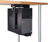 💻 maximize desk space with penn elcom under-desk computer mount, pc tower holder logo